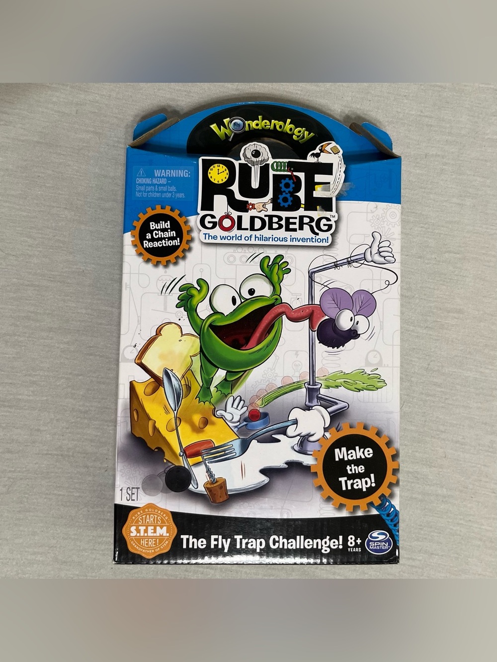 Rube Goldberg Fly Trap Challenge Game - S.T.E.A.M. Toy for Kids